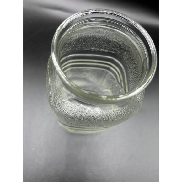 Vintage Hazel Atlas Juice / Milk Jug Vase Square Pressed Glass - Picture 10 of 12